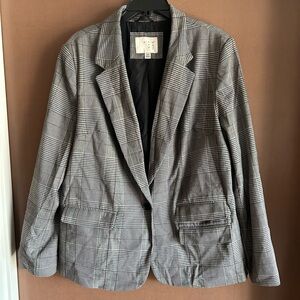 A New Day Plaid Blazer